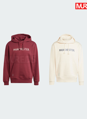 曼联官方正品阿迪达斯足球休闲运动连帽卫衣套头衫IT4175 IT4174