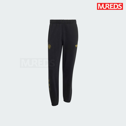 曼联官方正品阿迪达斯中国结系列新年款足球纯棉运动卫裤JM5566