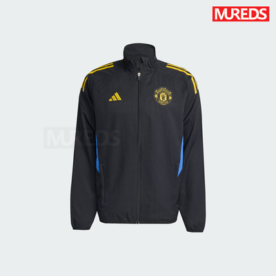 曼联官方正品阿迪达斯球队同款足球拉链运动修身夹克外套JP3134