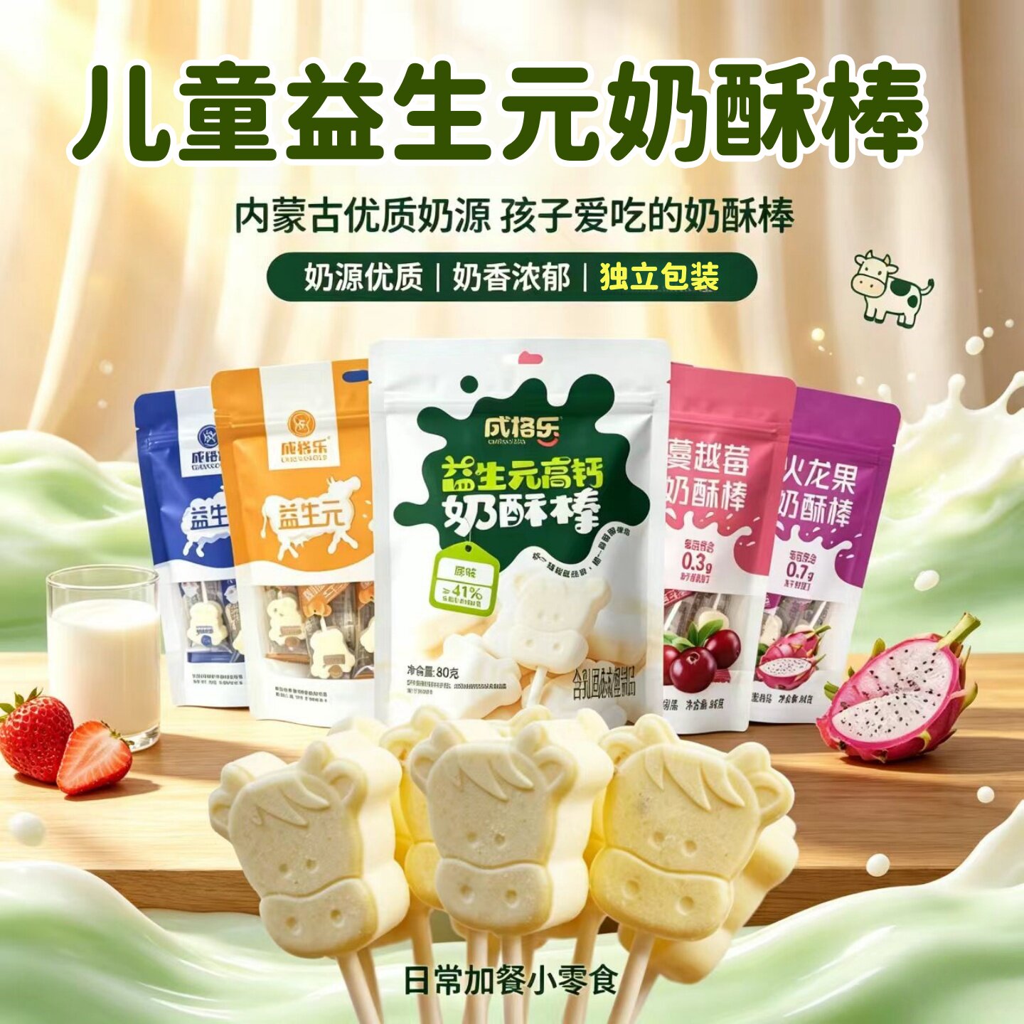 奶酥棒奶片棒棒糖儿童零食图片
