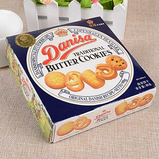 临期进口丹麦皇冠曲奇75G90G163G750G908G黄油饼干礼盒装零食手礼