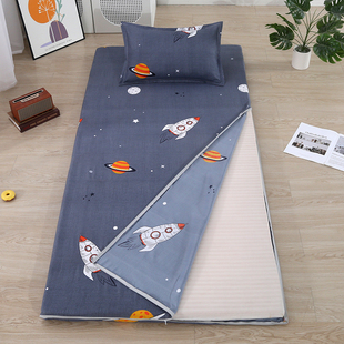 学生宿舍床垫套卡通褥套90cm保护套子L型双边拉链拆洗120cm褥子套