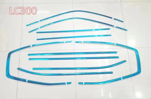 23新款兰德酷路泽LC300车窗亮条