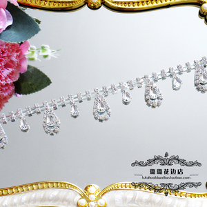 diy钻链条 手缝水钻装饰婚纱礼服演出材料发箍手工发饰品配件辅料