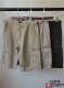 夏季 中裤 棉麻水洗做旧复古多兜工装 休闲五分裤 短裤 欧美单男士
