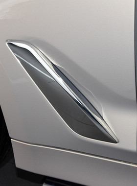 适配宝马5系G38M版叶子板525LI饰板528li电镀530I侧出风口装饰条