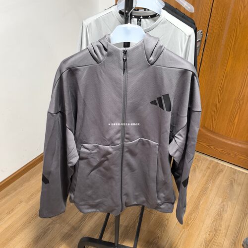 ADIDAS阿迪达斯男子连帽夹克外套