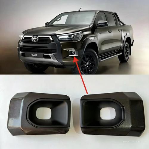 适用21-25年海拉克斯HILUX REVO ROCCO 改装原车款雾灯框 雾灯罩