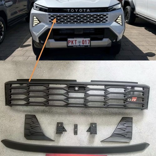 适用于26年海拉克斯HILUX TRAVO改装GR标前脸中网引擎盖装饰条