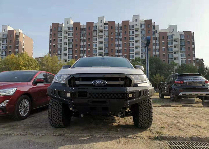 适用于福特rangerT7皮卡撼路者越野改装车头竞技前杠防撞杠保险杠