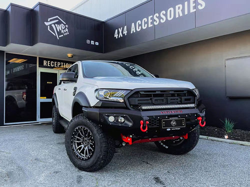 适用于15-21年RANGER raptor皮卡撼路者越 改装前杠竞技杠防撞杠