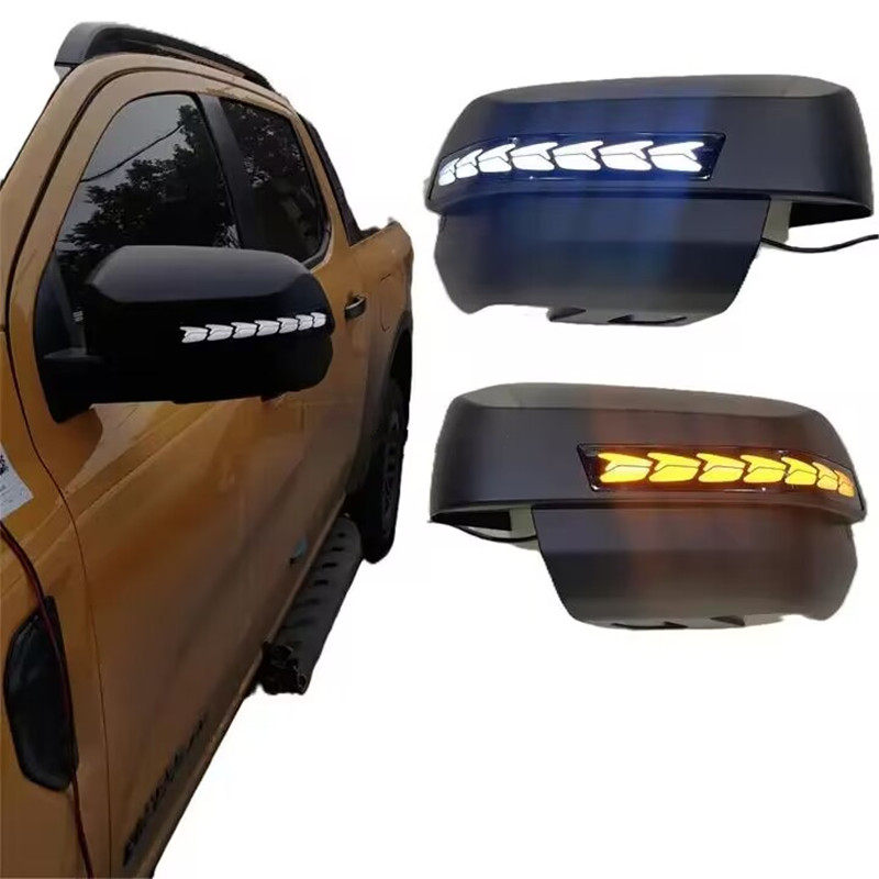 适用于2023年RANGER T9皮卡改装后视镜流光转向灯行车LED灯