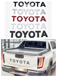 适用2026年海拉克斯HILUX TRAVO改装后尾门字母贴尾门贴装饰贴