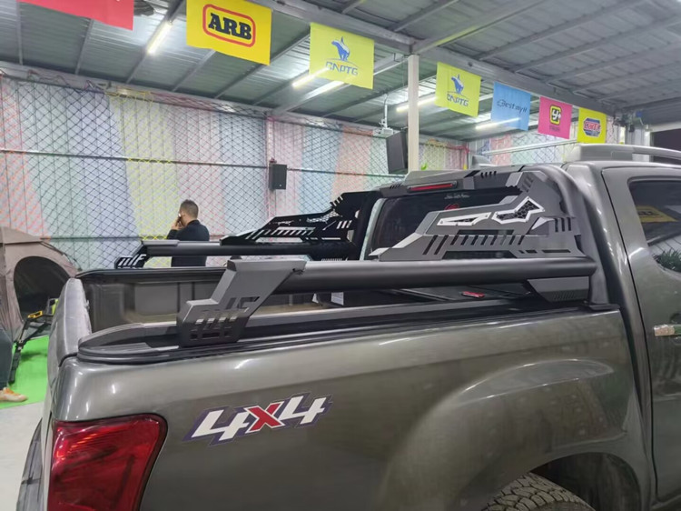 适用于ranger revo triton amarok 皮卡改装车斗龙门架防滚架带灯