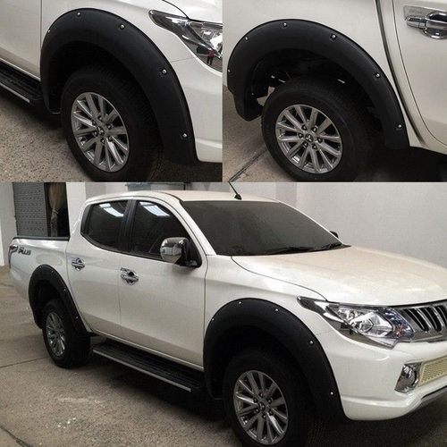 适用于15-18年三菱皮卡轮眉Triton L200皮卡加宽改装轮眉挡泥板
