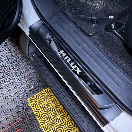 适用于15-25年海拉克斯HIUX REVO改装车门门槛迎宾踏板装饰板防刮