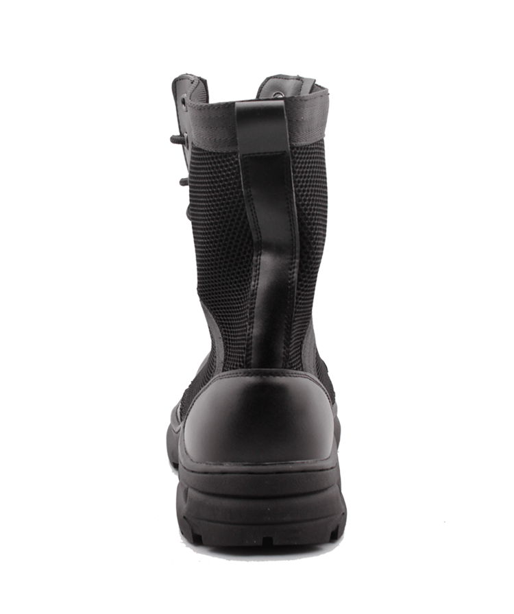 Boots militaires en cuir - amortissement - Ref 1397347 Image 3