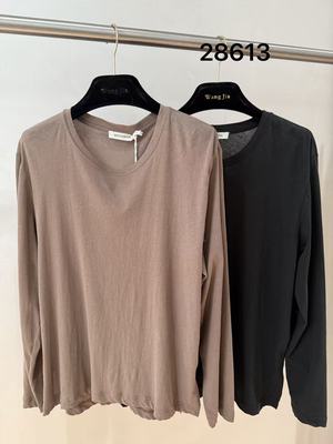 王家K牌正品KIYUGINA面料超级舒服常规款圆领长袖T恤 货号 28613