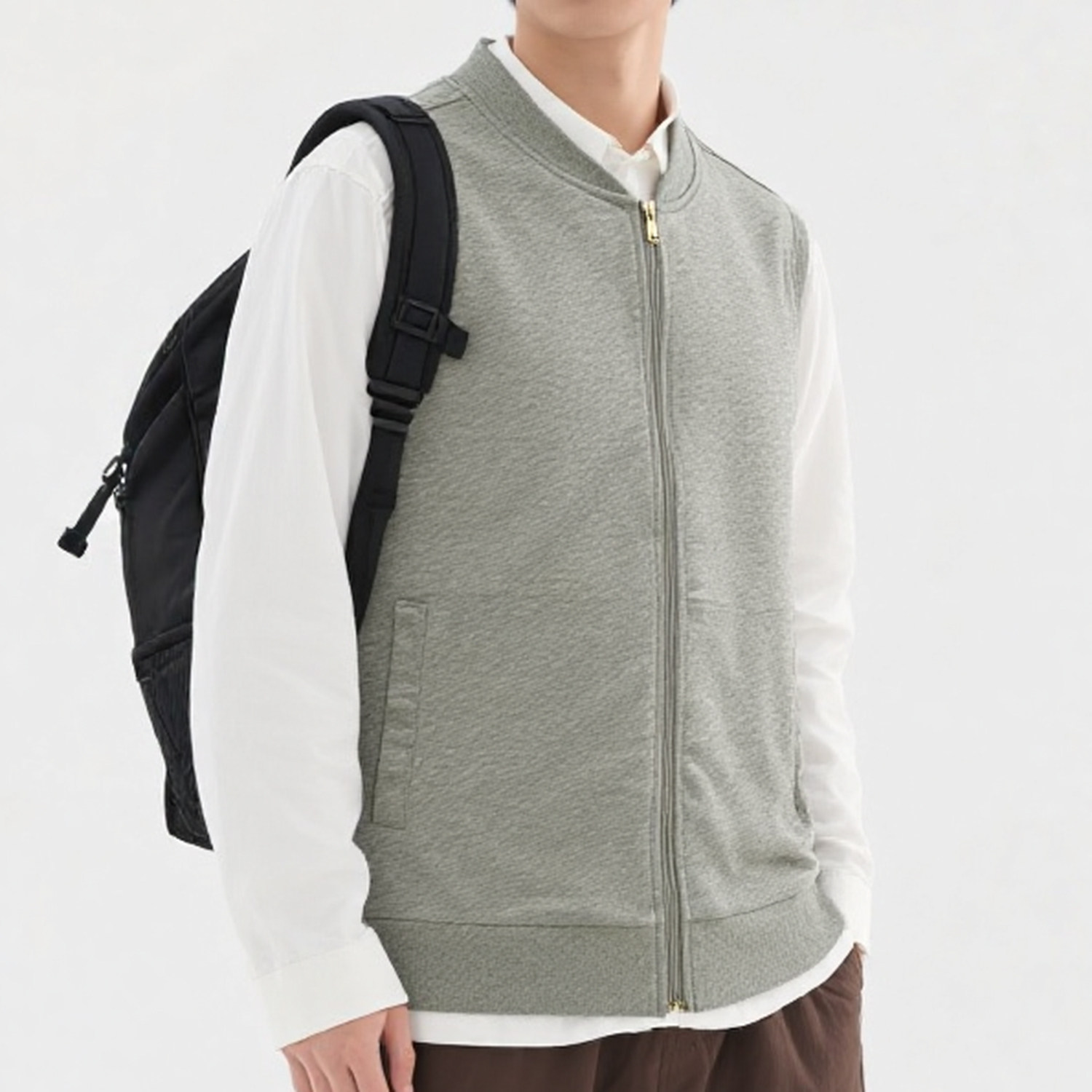 100%纯棉透气马甲男士薄款坎肩无袖背心宽松马夹适合冬季室内穿着,男装,常规马甲,淘宝优惠券,粉丝福利购,淘宝优惠卷