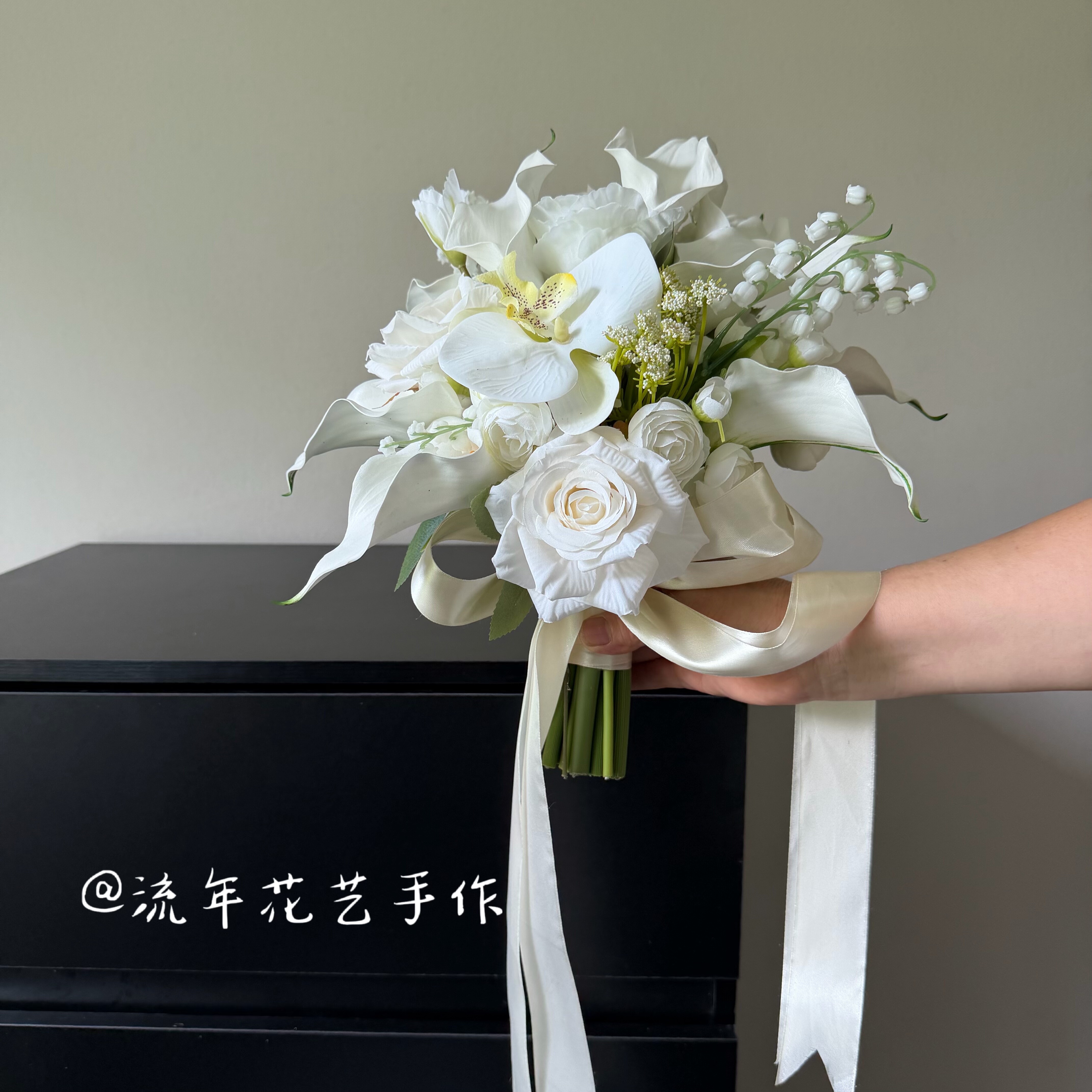 流年花艺手作手工定制婚礼手捧花领证毕业花束伴手礼推荐new森系