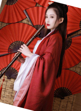 汉服古风道具摄影扇子拍摄背景布