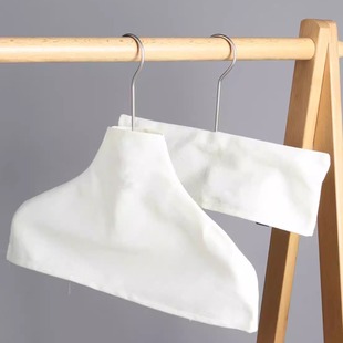 服装店专用衣架布套防滑套棉麻布罩布套女装男装童装店防尘布罩