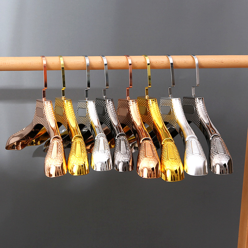 服装店高档亮光无痕防滑塑料衣架婚纱衣挂西装衣服架裤架外贸定制,收纳整理,塑料衣架,淘宝优惠券,粉丝福利购,淘宝优惠卷