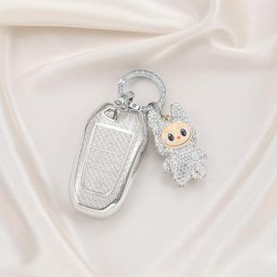 适用标致408钥匙套508专用4008保护壳2008女5008汽车卡通扣25新款