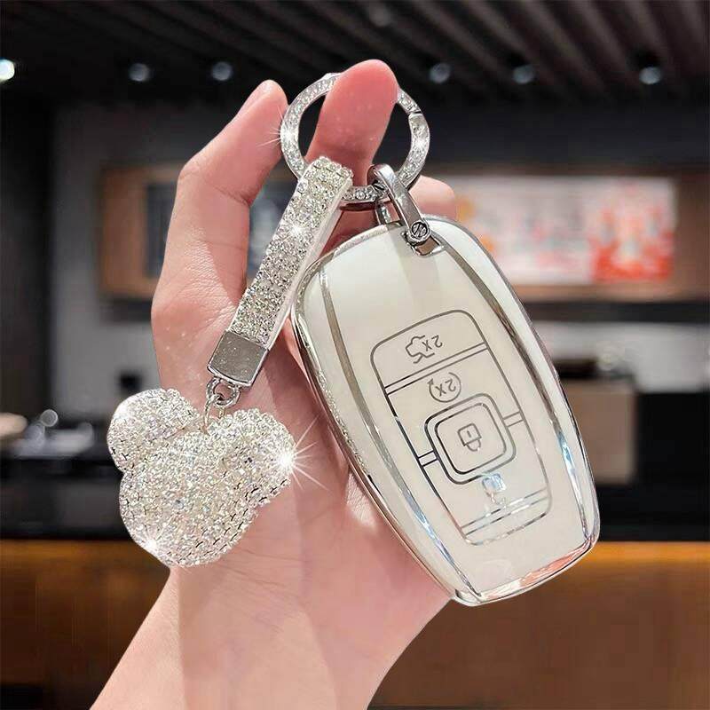 林肯冒险家车钥匙套 航海家MKZ领航员MKX汽车钥匙保护装饰套