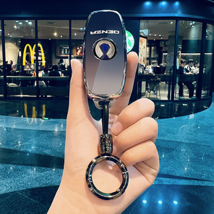 腾势d9钥匙套23款 内饰用品壳包扣 n7汽车2023新腾势n8高档卡片改装