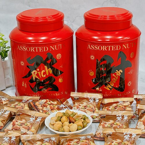 金语综合坚果(发字财字)227克*1罐小包装混合坚果休闲零食