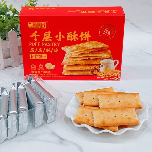 黛香园千层小酥饼108克*3盒