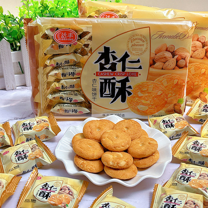 达丰杏仁味饼干180克*3袋图片