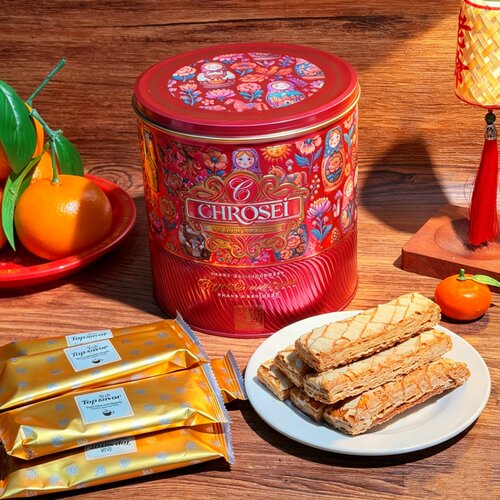 金语韩式脆皮千层酥262克*1罐小包装休闲零食