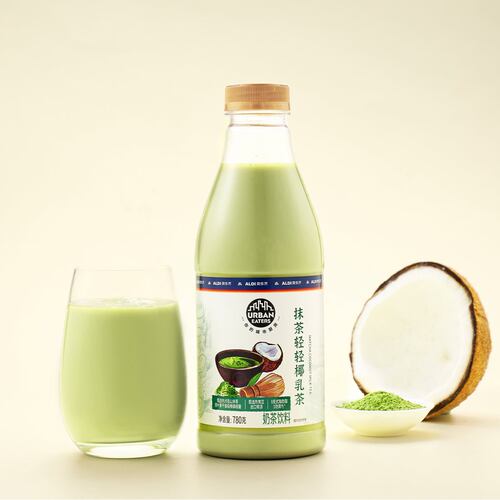 奥乐齐代购aldi抹茶轻轻椰乳茶 780g 夏季饮品奶茶