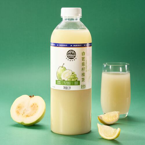 ALDI奥乐齐代购白芭乐柠檬茶瓶装冷藏短水果饮料