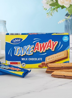 法国进口belmont 巧克力夹心饼干 135g