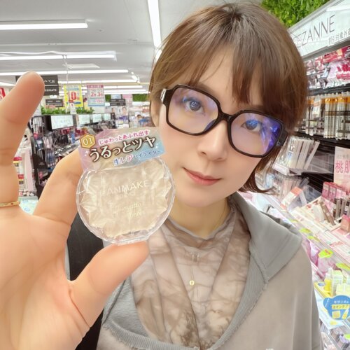 [保税]日本CANMAKE井田高光提亮胭脂粉脸部珠光立体水光修容腮红