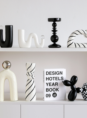 高级感小众摆件现代抽象艺术软装家居装饰品酒柜摆设客厅乔迁礼物