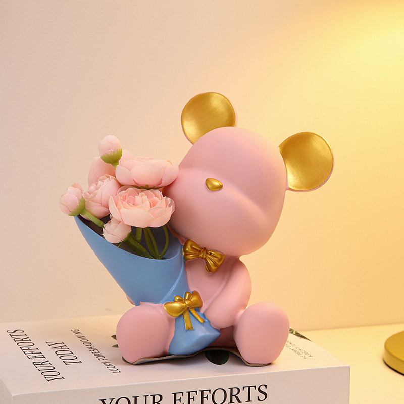 暴力熊小摆件家居客厅电视柜酒柜装饰品玄关乔迁新居礼品创意轻奢,家居饰品,装饰摆件,淘宝优惠券,粉丝福利购,淘宝优惠卷