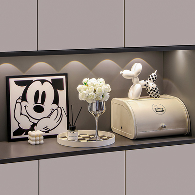 软装高级氛围感小众入户玄关客厅酒柜装饰画创意饰品摆件家居好物