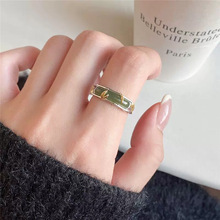 新中式竹节戒指女925银复古宫廷