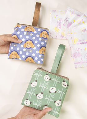 卫生巾收纳包可爱大容量学生便携装月事棉m巾收纳袋姨妈巾收纳包