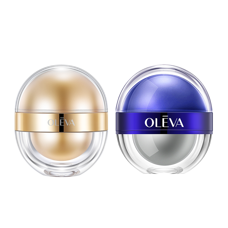 Oleva/奥洛菲金润早晚眼霜小金蛋鱼子胜肽眼霜2瓶组合装提拉抗皱