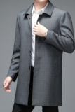 FY2106-P170春秋季新款高品质男装中长风衣男士简约商务外套，男装风衣，星座1613