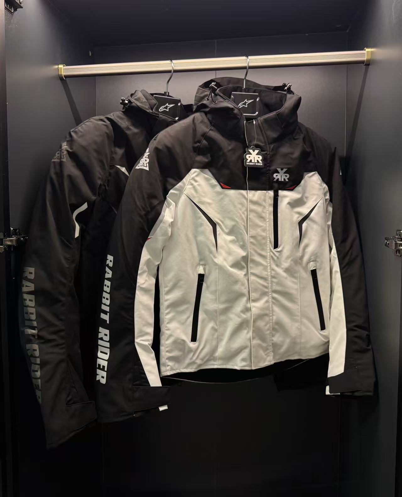 RXR 兔骑士台湾Rabbit rider休闲摩托车四季骑行服防水可拆卸内衬