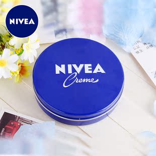 德国NIVEA Cream 妮维雅经典小蓝罐润肤保湿滋润修复面乳霜 150ml