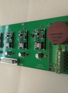 Kistler K3720电源板，输入24V6A,4路输出-7.7V/7.7V/3.3V/5.0V