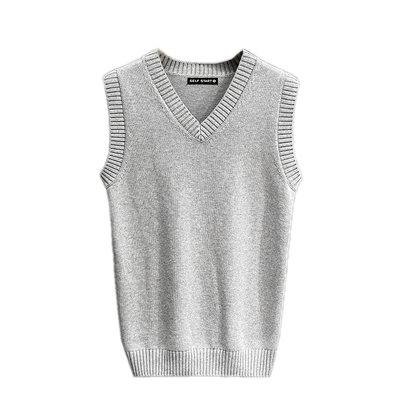 马甲毛衣背心秋冬针织衫加绒加厚