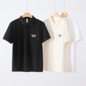 翻领短袖 男t恤半袖 衣服男款 2025春夏新款 商务夏季 polo衫 时尚 男士